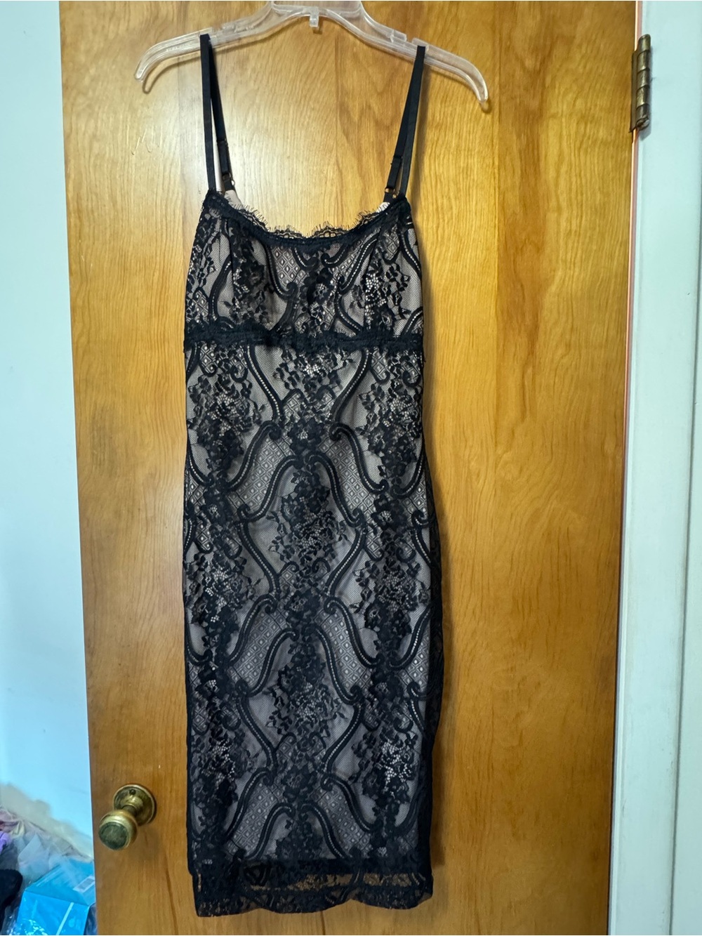 Elegant Black Lace Dress – Size Small – Like New